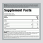 Supplement Facts panel for Carlyle Grass Fed Whey 5 lb Unflavored product detailing nutritional information.