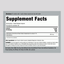 Supplement Facts panel for Sulforaphane (Broccoli) 90 Capsules.