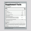 Supplement Facts for Triple Strength Glucosamine Chondroitin Coated Caplets, detailing its composition.