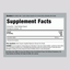 Supplement Facts for Chondroitin Sulfate, 600 mg, 120 Quick Release Capsules, 2 Bottles.