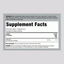 Supplement Facts for Calm Orange Powder 8 oz.
