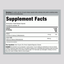 Supplement Facts panel for Carlyle HMB 1000 mg (250mg x 4) 120 Capsules.