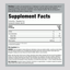 Image of the Supplement Facts panel for Whole Psyllium Husks 1lb, detailing nutritional information and ingredients.
