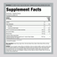 Supplement Facts label for NT Kids C + Zinc, 60 Gummies.