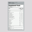 Supplement Facts for Child Life Children's Liquid Multi Mineral, Organic Mango, 8oz bottle.