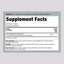 Image of the Supplement Facts panel for Jarrow Pterostilbene 60 VC.