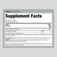Supplement Facts panel showing details for Now Vitamin C 1000 mg with Bioflavonoids, containing 250 capsules.