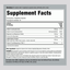 Image of Supplement Facts panel for D3 + K2 Advanced 90 Capsules.