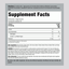 Supplement Facts panel for Melatonin gummies, 2.5 mg, 60 count.