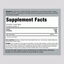 Supplement Facts for Apple Cider Vinegar 1600 mg with 150 tablets, showing dosage details.