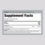 Supplement Facts panel for Carlyle Pantothenic Acid 1000 mg, containing 2x500mg, 100 capsules.