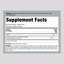 Supplement Facts panel for German Creatine and L-Glutamine, 1.1 lb container.