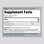 Image of Supplement Facts for Alpha Lipoic Acid 600 mg, 60 Capsules.