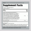 Image of Supplement Facts for Probiotic 100 Billion CFU containing 60 capsules.