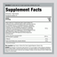 Supplement Facts for Raw Flora 50 Billion Women's Probiotic, 33 Capsules.