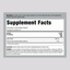 Supplement Facts panel displaying Gelatin 2160 mg per serving in a bottle of 250 capsules.