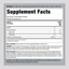 Supplement Facts panel showing Psyllium Husks 1600mg in a bottle of 240 capsules.