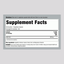 Supplement Facts panel showing details for Malic Acid 800 mg, available in a bottle of 100 capsules.