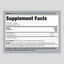 Supplement facts for Choline & Inositol, 250mg each, 100 capsules.