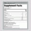 Supplement Facts panel for Now Liquid Glucosamine, Chondroitin, MSM 16 OZ.
