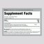 Supplement Facts label for Carlyle Grapeseed 4000 Complex, containing 120 capsules.