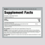 Supplement facts panel for Saw Palmetto Berries, 550 mg, 100 capsules.