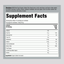 Supplement Facts panel displaying details for Golden Flax Seeds 1 lb.