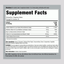 Label showing Supplement Facts for B Complex Plus Vitamin B-12 Tablets.