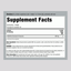 Supplement Facts for Now Pantethine 600 mg Softgels, 60 count.