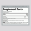 The Supplement Facts panel for CoQ10 100 mg, containing 60 Softgels, details nutritional information and ingredients.