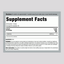 Image of Supplement Facts panel for FL L-Glutamine Powder 5000 mg, 1 lb.