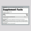 Supplement Facts for Horbaach Astaxanthin 4 mg with Coconut Oil 150 softgels.