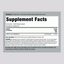 The Supplement Facts panel for L-Methylfolate 7.5 mg, available in a bottle of 60 capsules, providing essential nutritional details.