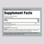 Supplement Facts panel for Black Currant Seed Oil 1500 mg, 200 softgels in packaging.