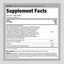 Supplement Facts panel for Raw Flora 60 Billion Women Probiotic with 33 capsules.