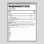 Supplement Facts for Colloidal Minerals Raspberry Liquid, 32 OZ bottle.