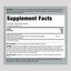 Valerian Root 2400 mg Capsules 120 - Supplement Facts panel details.