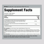 Supplement Facts for Super Lions Mane Capsules, 90 count.