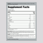 Supplement facts for MuscleFit Protein Strawberry Ice Cream 5lb.