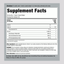 Supplement Facts for DHA 500 mg Enteric Coated Softgels, 90 count.