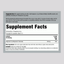 Supplement Facts panel for NV Calm Watermelon 16 oz (453 g) displayed on product packaging.