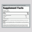 Image showing the Supplement Facts panel for Lumbrokinase 30 Capsules, detailing nutritional information and serving size.