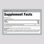 Supplement Facts panel for Lion's Mane Mushroom Liquid, 4 fl oz (118 mL) bottle.