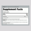 Supplement Facts panel for Nature's Way Peppermint Leaves 300 mg Capsules, 100 count.