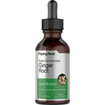 Super Concentrated Ginger Root Liquid Extract, 2 fl. oz. (59 mL), non-gmo, gluten-free, alcohol-free, Vegetarian Herbal Supplement.