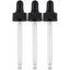 Glass Dropper 3 Pack (Fits 2 oz/59 mL Bottles), 3 Dropper