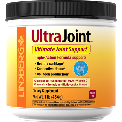 Glucosamine, Chondroitin, Turmeric & MSM Powder UltraJoint, 1 lb (454 g) Bottle