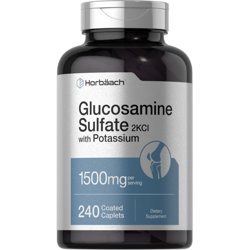 Glucosamine Sulfate with Potassium, 1500 mg (per serving), 240 Coated Caplets