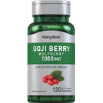 Goji Berry (Wolfberry) 1000 mg Concentrated Extract, 120 Quick Release Capsules Herbal Supplement.
