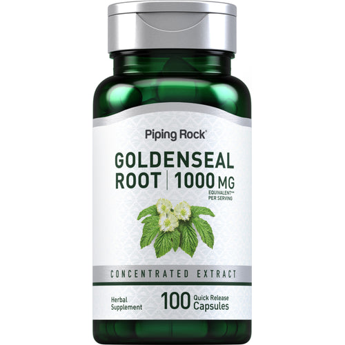 Goldenseal Root, 1000 mg (per serving), 100 Quick Release Capsules